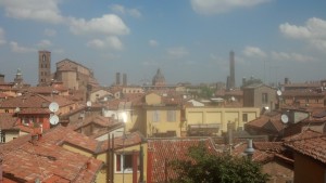 Bologna rooftop view